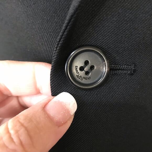 Saint Laurent Black Blazer Tailored Suit Jacket - Picture 6 of 15